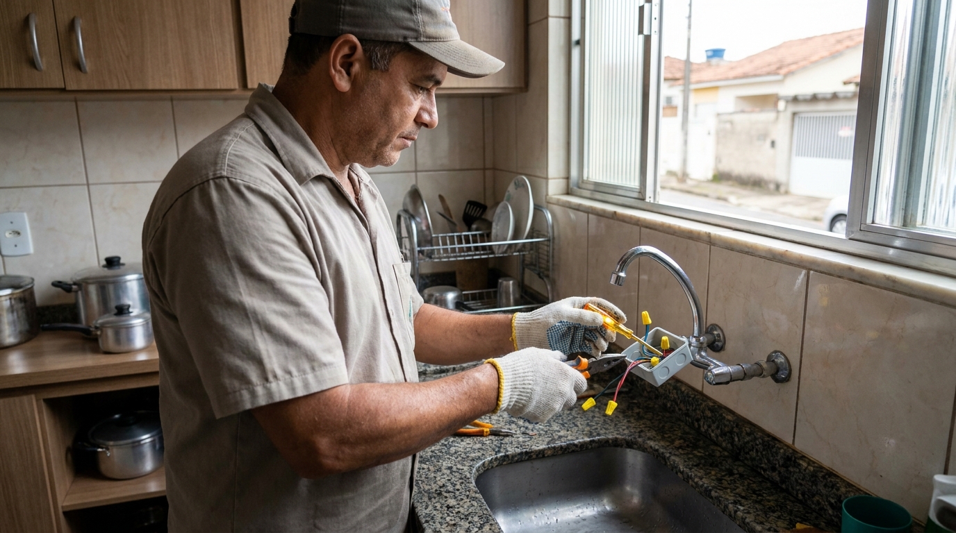 Adequação de Ponto Elétrico em Suzano‑SP